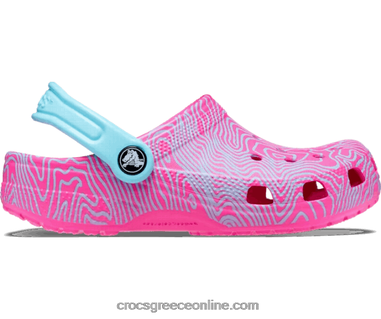 παιδιά κλασικό τοπογραφικό τσόκαρα χυμός/πολυπλ BPZ6D1577 Crocs