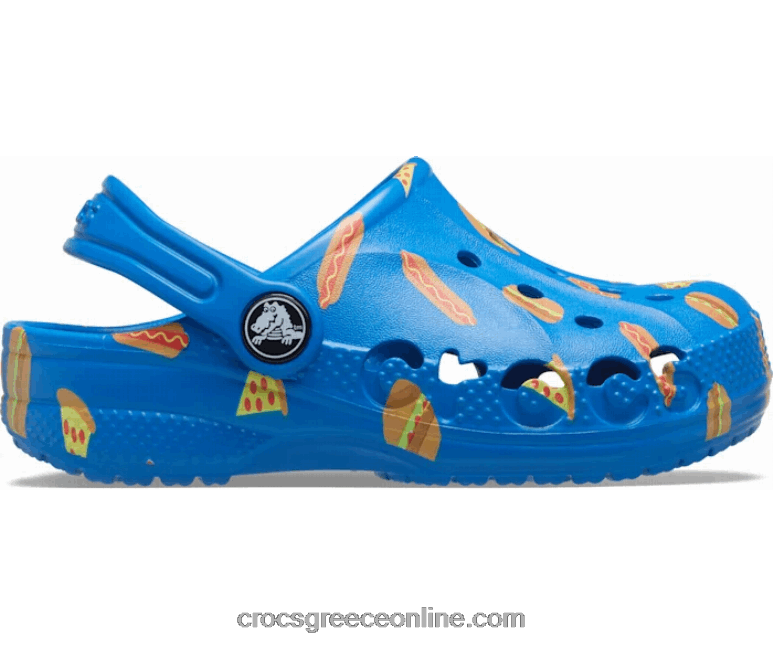 παιδιά γραφικό τσόκαμα baya φωτεινό κοβάλτιο BPZ6D1618 Crocs