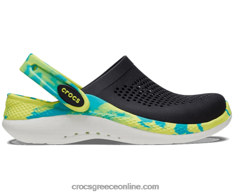 παιδιά τσόκαμα literide 360 ​​μαρμάρινο μαύρο/πολλαπλό BPZ6D1582 Crocs