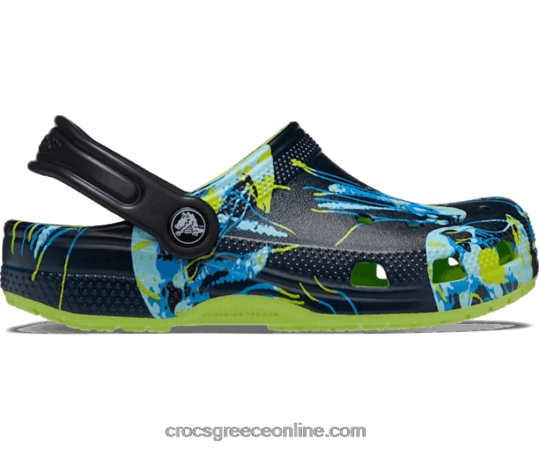 παιδιά κλασικό meta scape clog ασβέστη/πολυ BPZ6D1622 Crocs